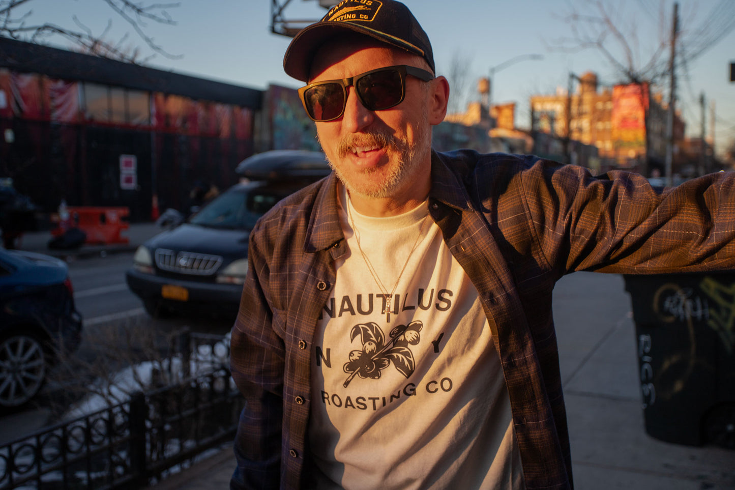 Nautilus x Points East - Natural Tee