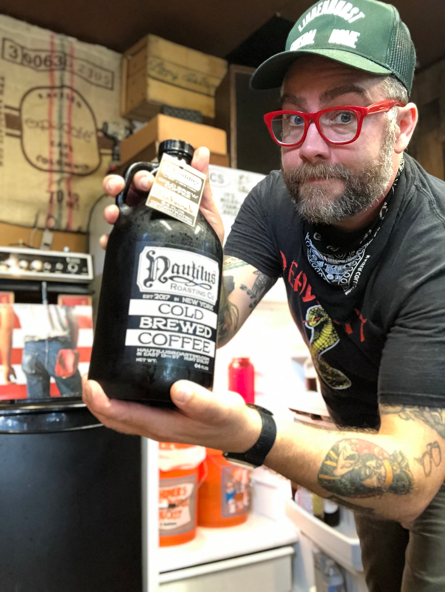 64 oz Cold Brew Coffee Concentrate - Jaguar Shark