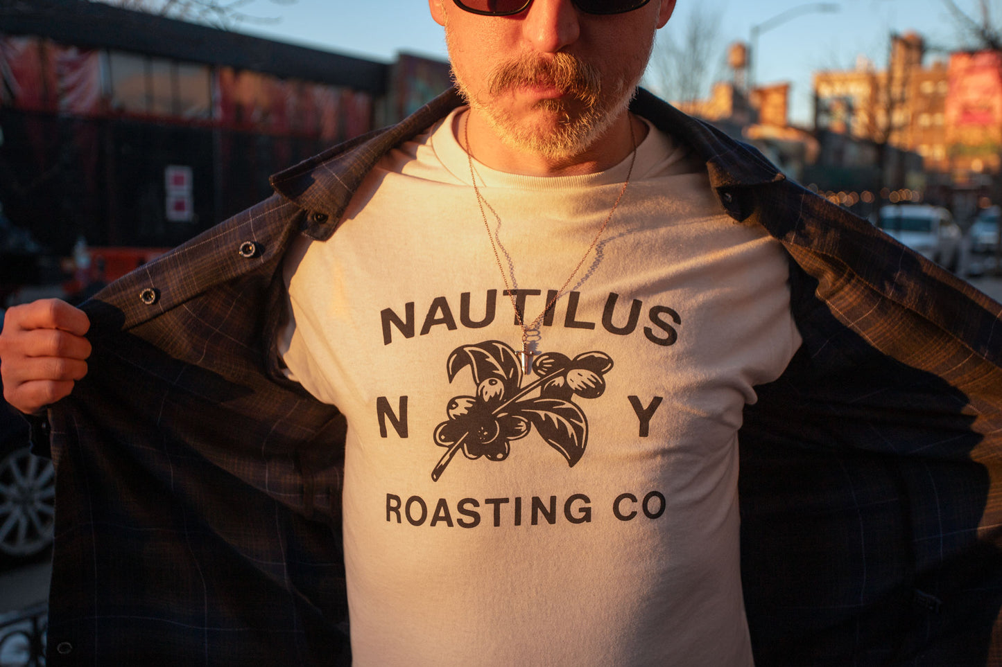 Nautilus x Points East - Natural Tee